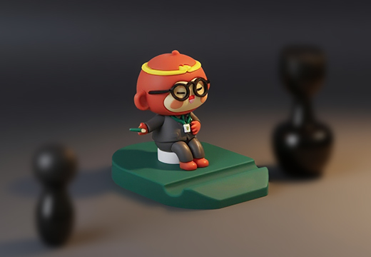 企业IP手机支架摆件定制