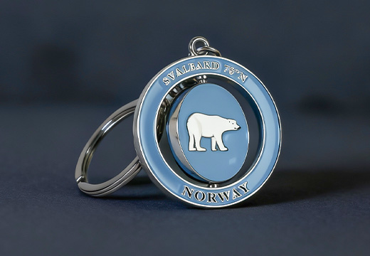 旋转金属钥匙扣定制