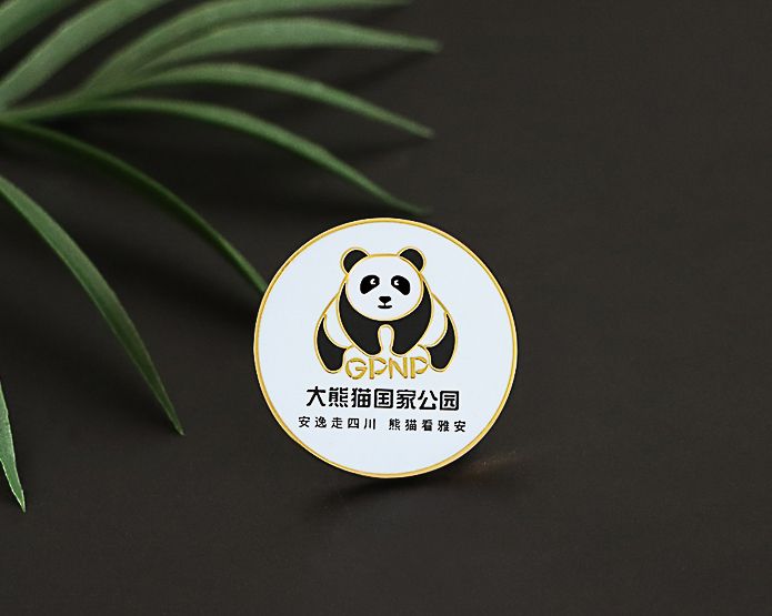 熊猫徽章定制