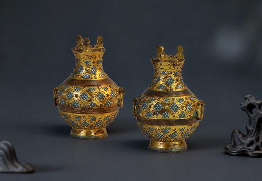 立体铜壶树脂冰箱贴定制