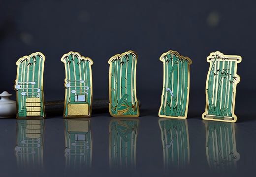 竹子金属书签定制