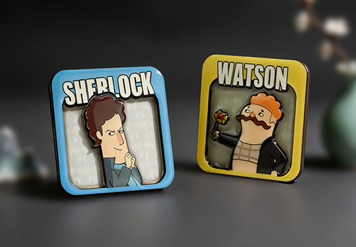 影视周边木质冰箱贴定制