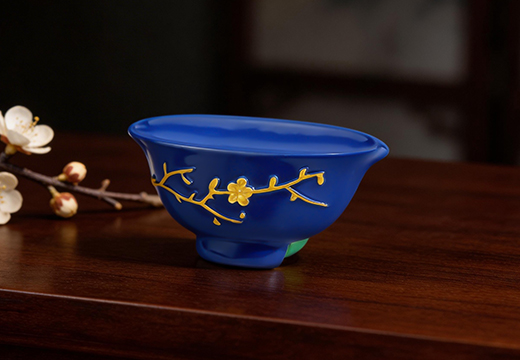 月影梅纹杯冰箱贴定制