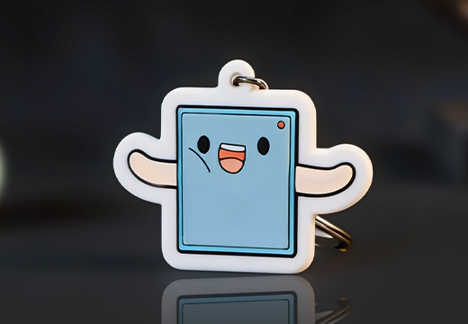 企业卡通软胶钥匙扣定制