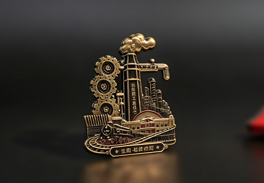建筑物金属冰箱贴定制