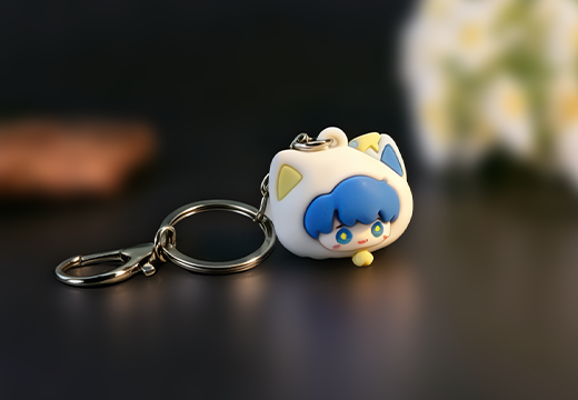 小猫软胶公仔钥匙扣定制